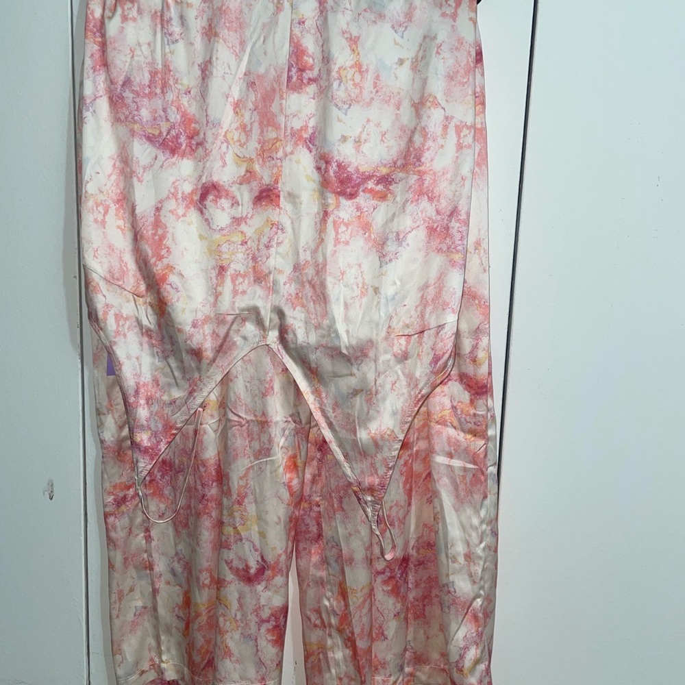 NWT Marble orange pink white jumper